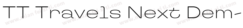 TT Travels Next Dem字体转换